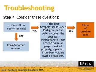 Beer system troubleshooting 10 16-13 | PDF
