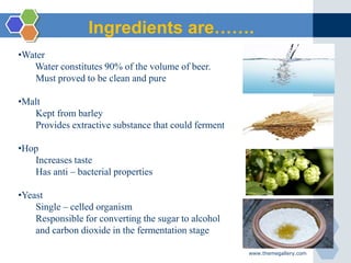 Beer production | PPTX