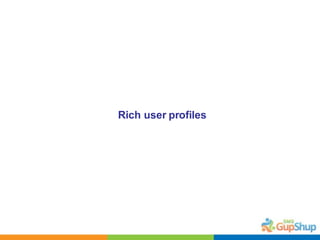 Rich user profiles 