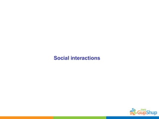 Social interactions 