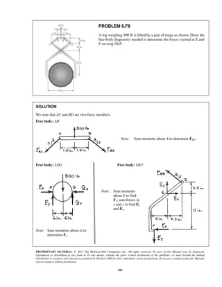 Solucionario Estatica, Beer, 10ma edición, 