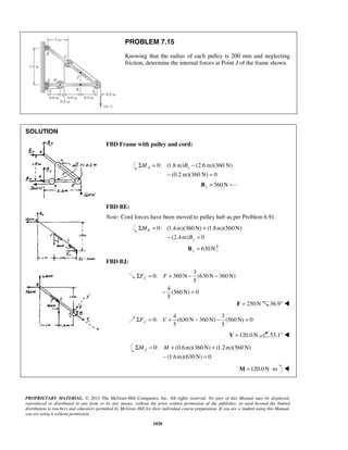 Solucionario Estatica, Beer, 10ma edición, 