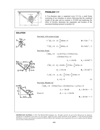 Solucionario Estatica, Beer, 10ma edición, 