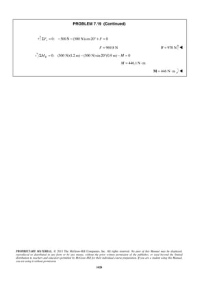 Solucionario Estatica, Beer, 10ma edición, 