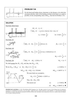 Solucionario Estatica, Beer, 10ma edición, 
