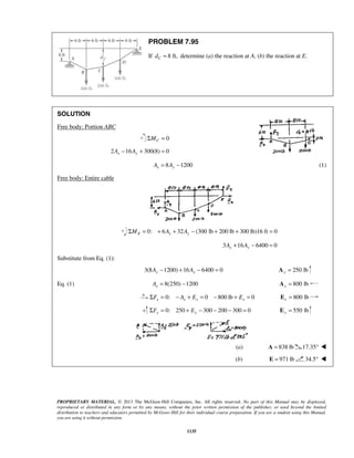 Solucionario Estatica, Beer, 10ma edición, 