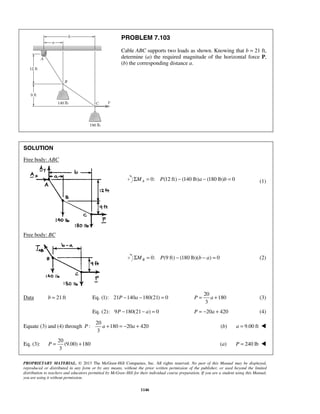 Solucionario Estatica, Beer, 10ma edición, 