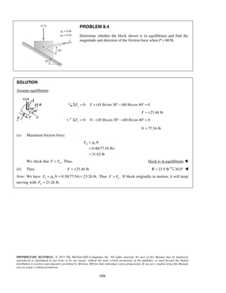 Solucionario Estatica, Beer, 10ma edición, 
