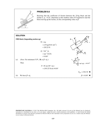 Solucionario Estatica, Beer, 10ma edición, 