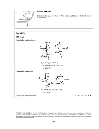 Solucionario Estatica, Beer, 10ma edición, 