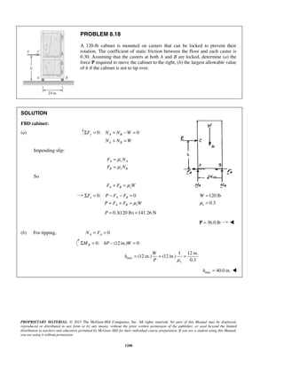 Solucionario Estatica, Beer, 10ma edición, 