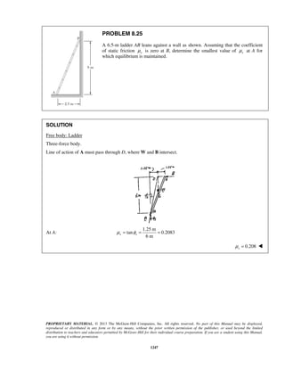 Solucionario Estatica, Beer, 10ma edición, 