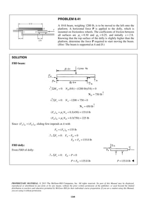 Solucionario Estatica, Beer, 10ma edición, 