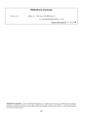 Solucionario Estatica, Beer, 10ma edición, 