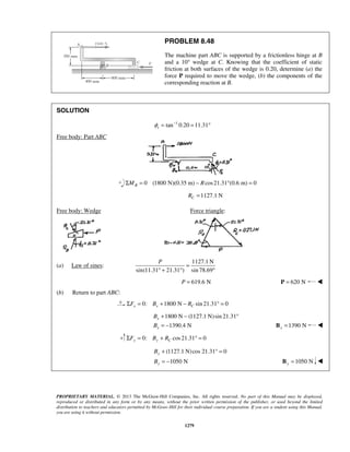 Solucionario Estatica, Beer, 10ma edición, 