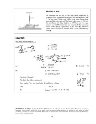 Solucionario Estatica, Beer, 10ma edición, 