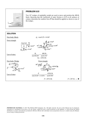 Solucionario Estatica, Beer, 10ma edición, 