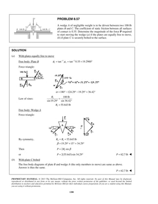 Solucionario Estatica, Beer, 10ma edición, 