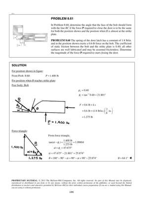 Solucionario Estatica, Beer, 10ma edición, 