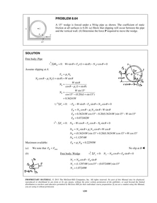 Solucionario Estatica, Beer, 10ma edición, 
