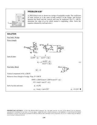 Solucionario Estatica, Beer, 10ma edición, 