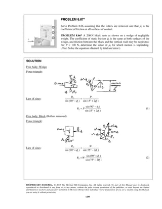 Solucionario Estatica, Beer, 10ma edición, 