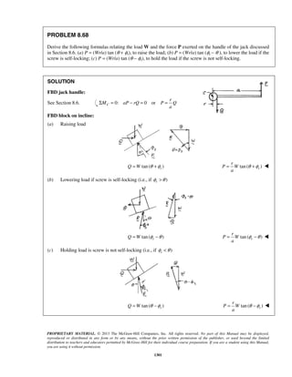 Solucionario Estatica, Beer, 10ma edición, 