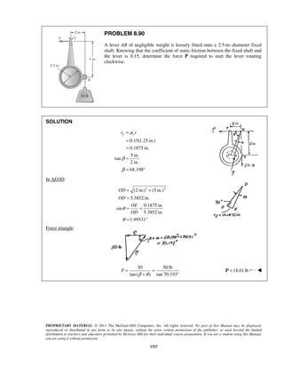 Solucionario Estatica, Beer, 10ma edición, 