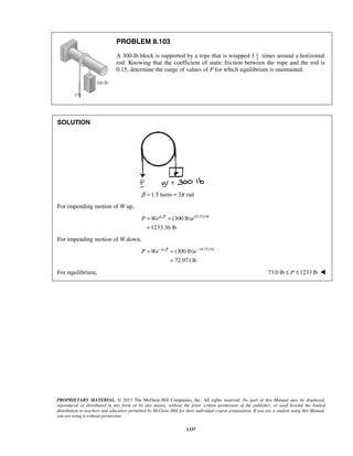 Solucionario Estatica, Beer, 10ma edición, 