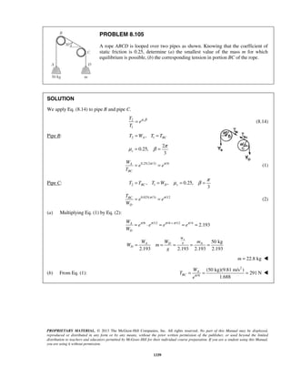 Solucionario Estatica, Beer, 10ma edición, 