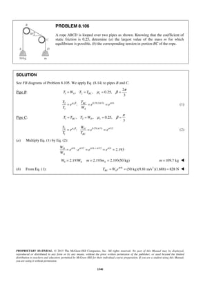 Solucionario Estatica, Beer, 10ma edición, 