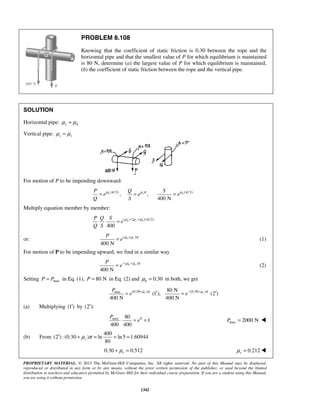 Solucionario Estatica, Beer, 10ma edición, 