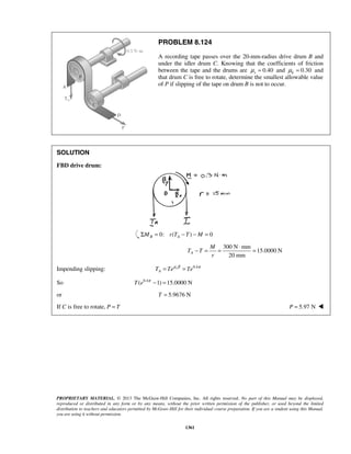 Solucionario Estatica, Beer, 10ma edición, 