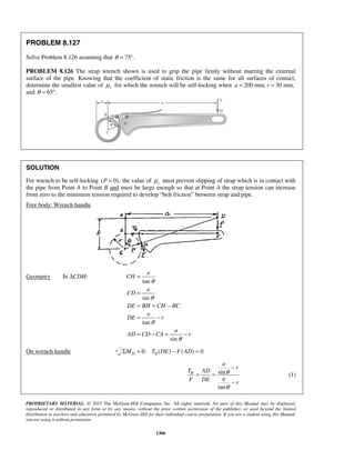 Solucionario Estatica, Beer, 10ma edición, 