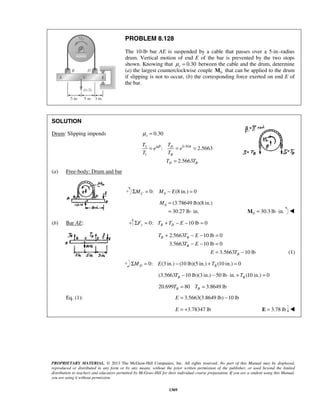 Solucionario Estatica, Beer, 10ma edición, 