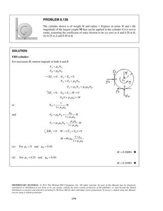 Solucionario Estatica, Beer, 10ma edición, 