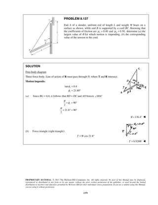 Solucionario Estatica, Beer, 10ma edición, 