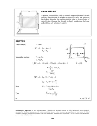 Solucionario Estatica, Beer, 10ma edición, 
