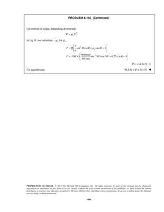 Solucionario Estatica, Beer, 10ma edición, 