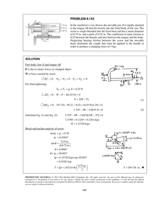 Solucionario Estatica, Beer, 10ma edición, 