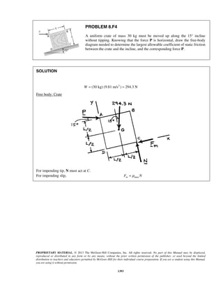 Solucionario Estatica, Beer, 10ma edición, 