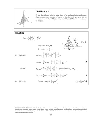 Solucionario Estatica, Beer, 10ma edición, 