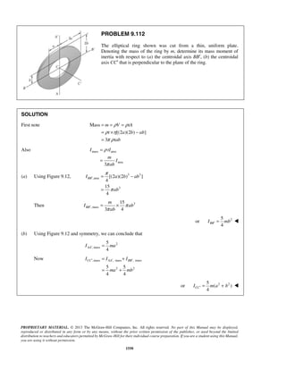 Solucionario Estatica, Beer, 10ma edición, 