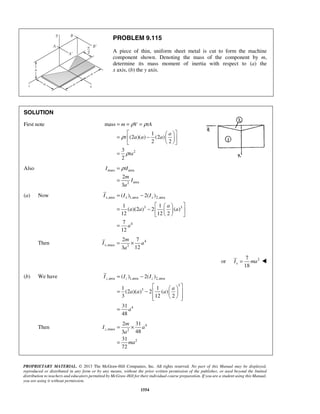 Solucionario Estatica, Beer, 10ma edición, 