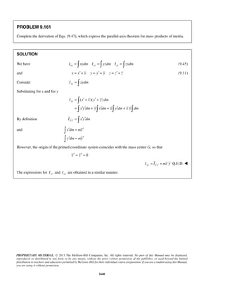 Solucionario Estatica, Beer, 10ma edición, 