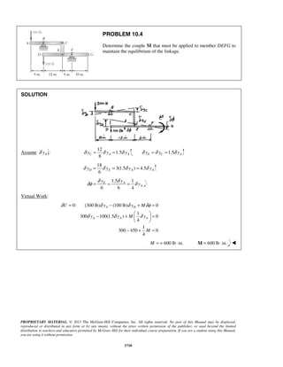 Solucionario Estatica, Beer, 10ma edición, 