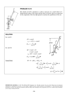 Solucionario Estatica, Beer, 10ma edición, 
