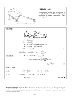 Solucionario Estatica, Beer, 10ma edición, 