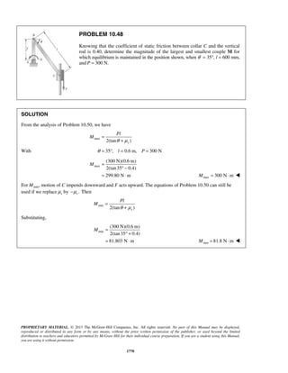 Solucionario Estatica, Beer, 10ma edición, 