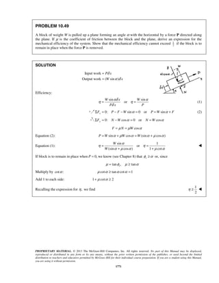 Solucionario Estatica, Beer, 10ma edición, 